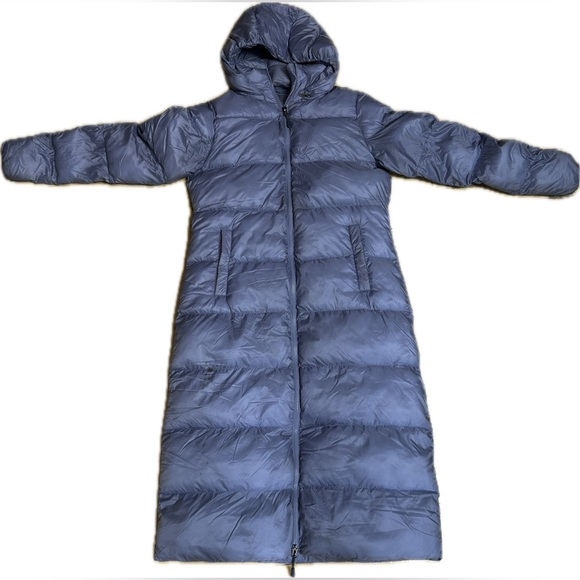 32 Degrees Heat Womens Lightweight Blue Maxi Poly-fill coat Puffer Jacket Size S - Picture 2 of 16